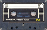 Compact Cassette Memorex 90 Type I Normal 1982 Germany