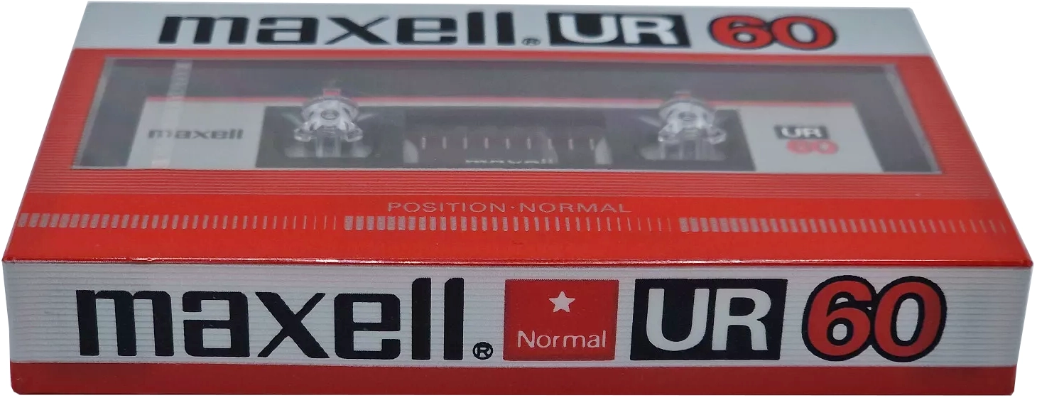 Compact Cassette Maxell UR 60 Type I Normal 1985 Japan