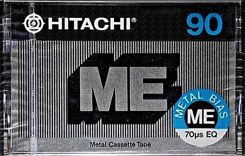 Compact Cassette Hitachi ME 90 Type IV Metal 1981 Europe