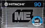 Compact Cassette Hitachi ME 90 Type IV Metal 1981 Europe