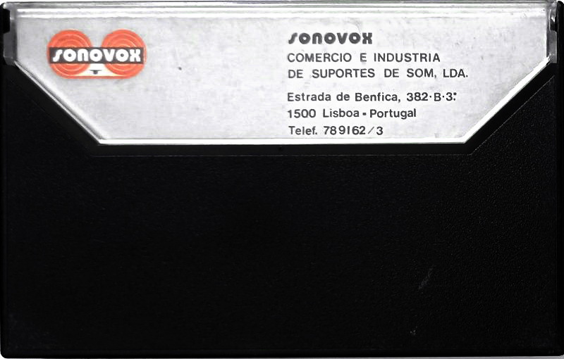 Compact Cassette Sonovox 90 Type II Chrome 1980 Portugal
