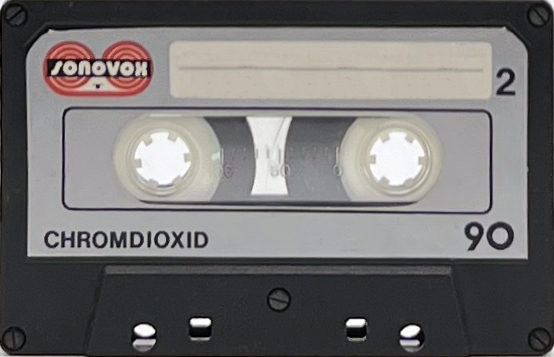 Compact Cassette Sonovox 90 Type II Chrome 1980 Portugal