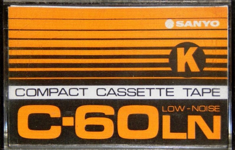 Compact Cassette Sanyo LN 60 "LN K" Type I Normal 1976 Japan
