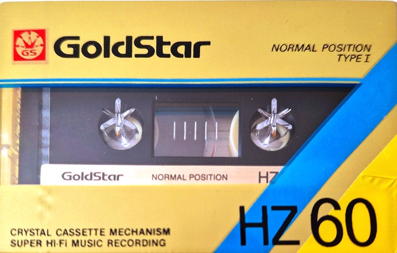 Compact Cassette Goldstar HZ 60 Type I Normal 1986 Europe