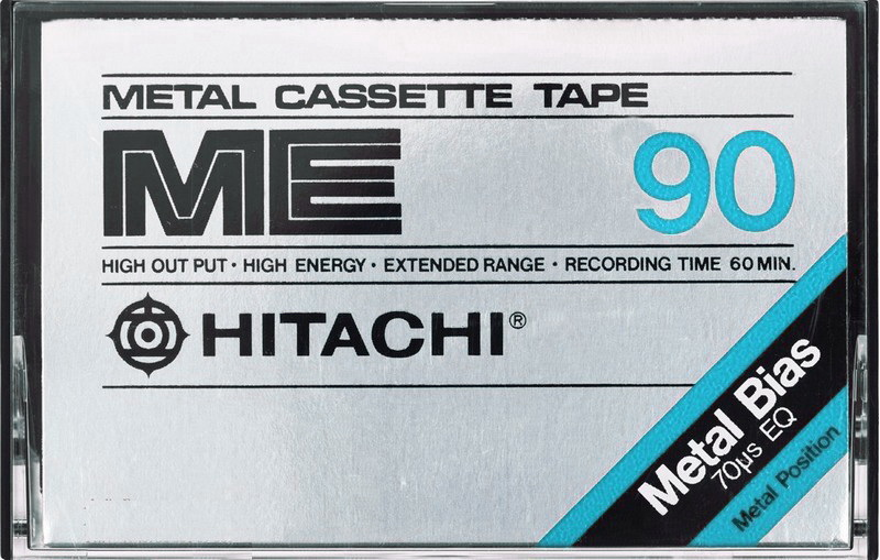 Compact Cassette Hitachi ME 90 Type IV Metal 1976 Europe