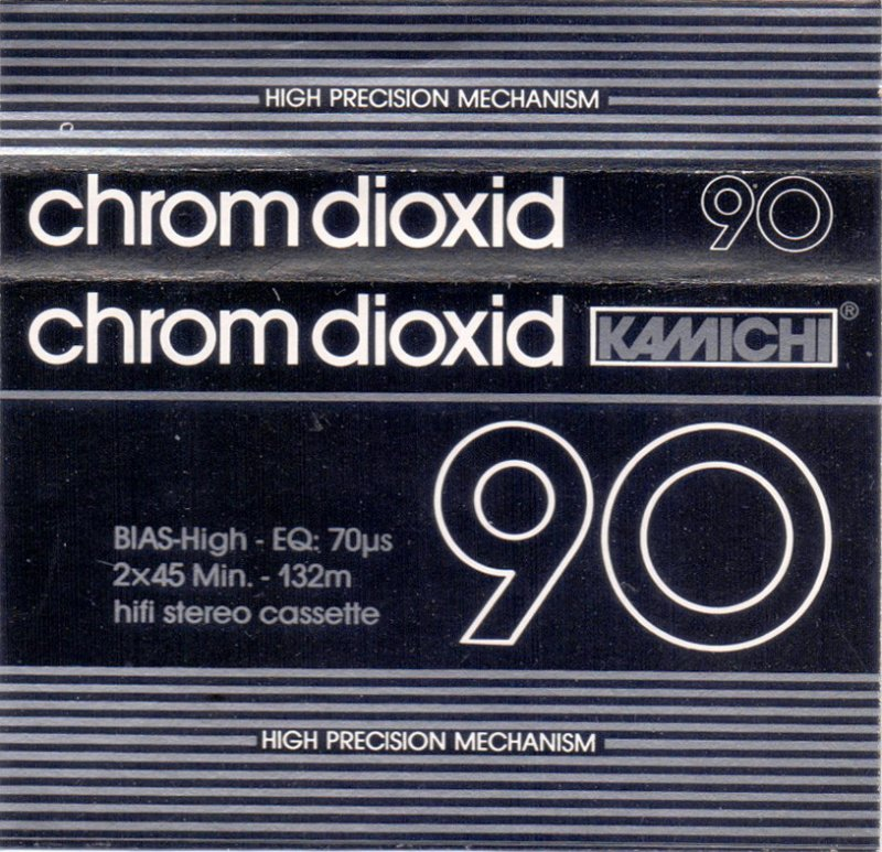 Compact Cassette Kamichi 90 Type II Chrome 1986 Europe