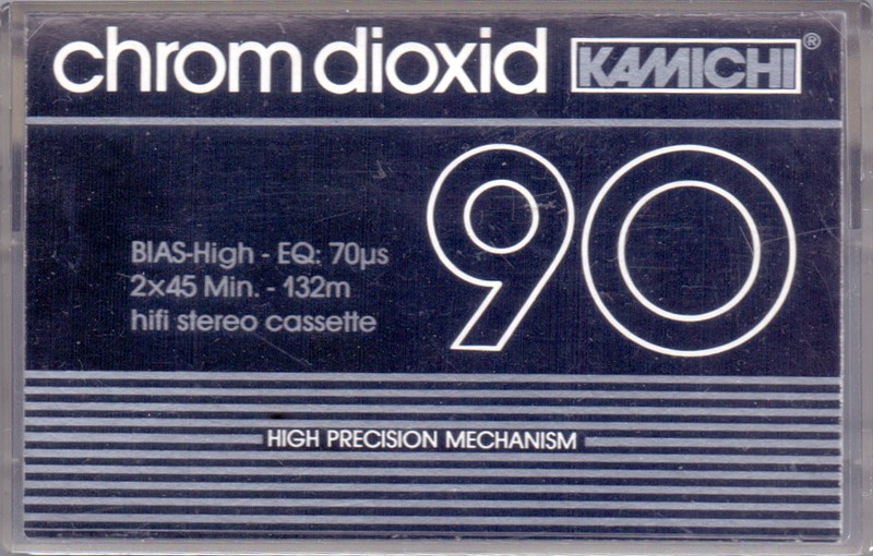 Compact Cassette Kamichi 90 Type II Chrome 1986 Europe