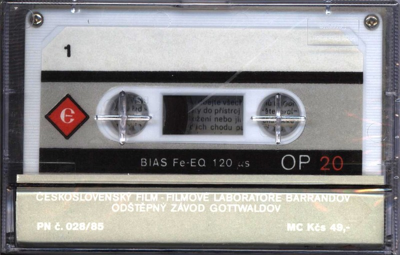 Compact Cassette Emgeton Op 20 Type I Normal 1989 Czechoslovakia