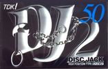 Compact Cassette TDK DJ2 Disc Jack 50 "DJ2-50S" Type II Chrome 1997 Japan