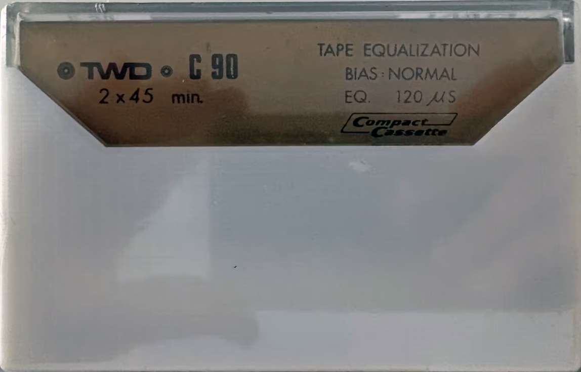 Compact Cassette TWD 90 Type I Normal Hong Kong