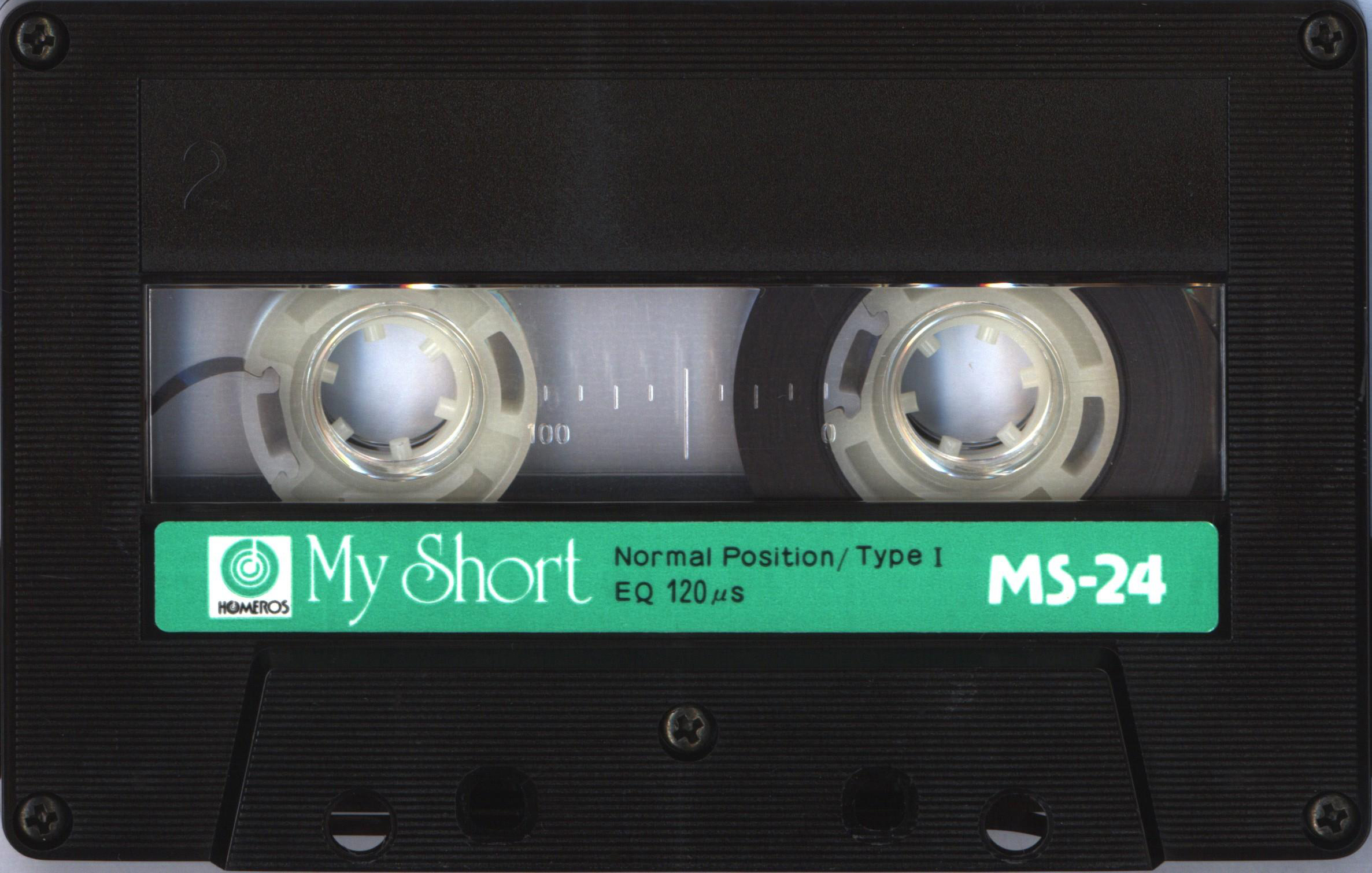 Compact Cassette Homeros My Short 24 "Karaoke Recording cassette" Type I Normal 1985 Japan