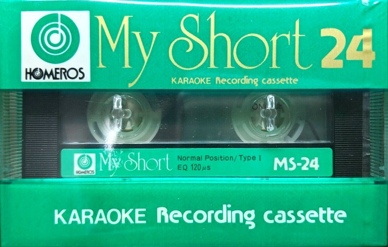 Compact Cassette Homeros My Short 24 "Karaoke Recording cassette" Type I Normal 1985 Japan