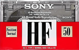 Compact Cassette Sony HF 50 Type I Normal 1992 Europe