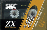 Compact Cassette SKC ZX 90 Type IV Metal 1992 Europe
