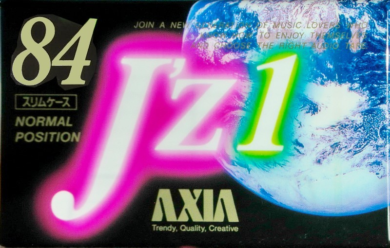 Compact Cassette AXIA J`z 1 84 "JZ1A 84" Type I Normal 1992 Japan