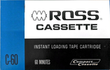 Compact Cassette Ross 60 Type I Normal 1969 USA