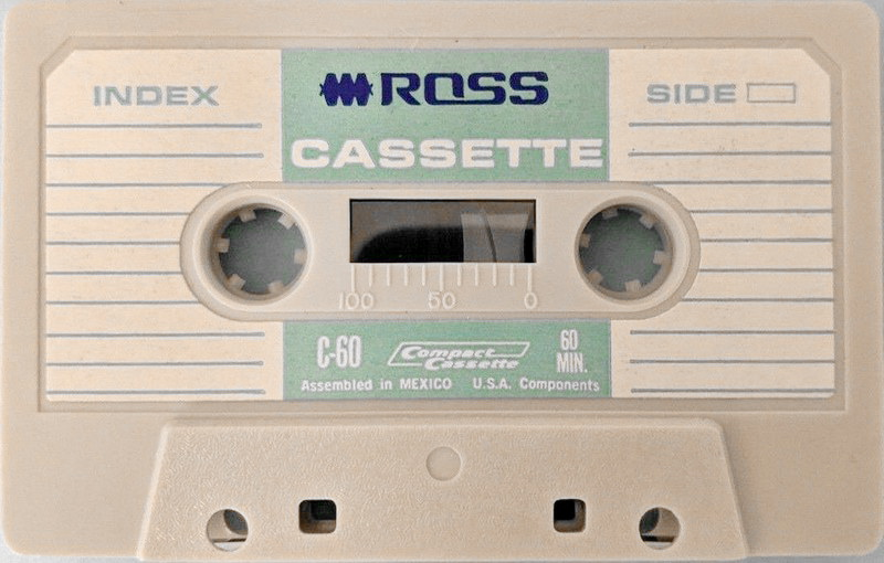 Compact Cassette Ross 60 Type I Normal 1969 USA