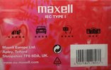 Compact Cassette Maxell UR 60 Type I Normal 1998 Europe