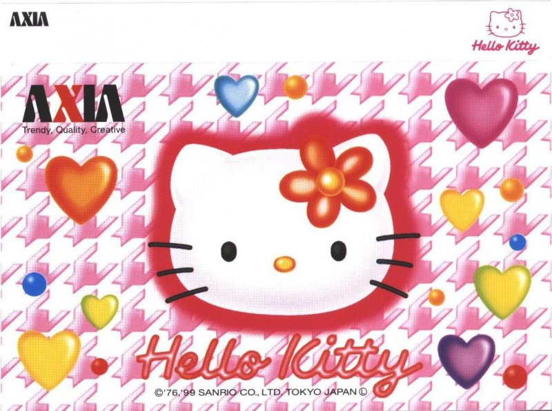 Compact Cassette AXIA Hello Kitty 74 "HK2 74" Type II Chrome 1999 Japan