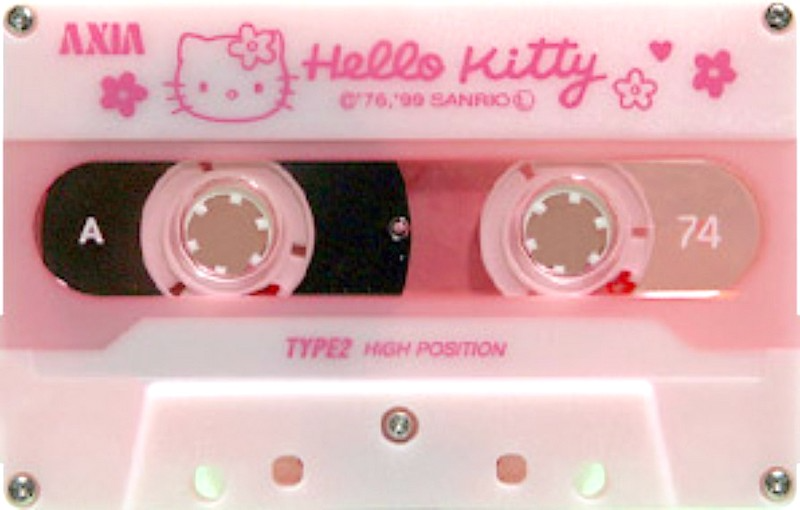Compact Cassette AXIA Hello Kitty 74 "HK2 74" Type II Chrome 1999 Japan