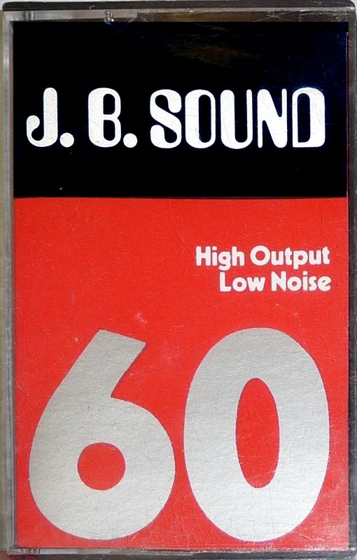 Compact Cassette J.B. Sound 60 Type I Normal 1978 Hong Kong