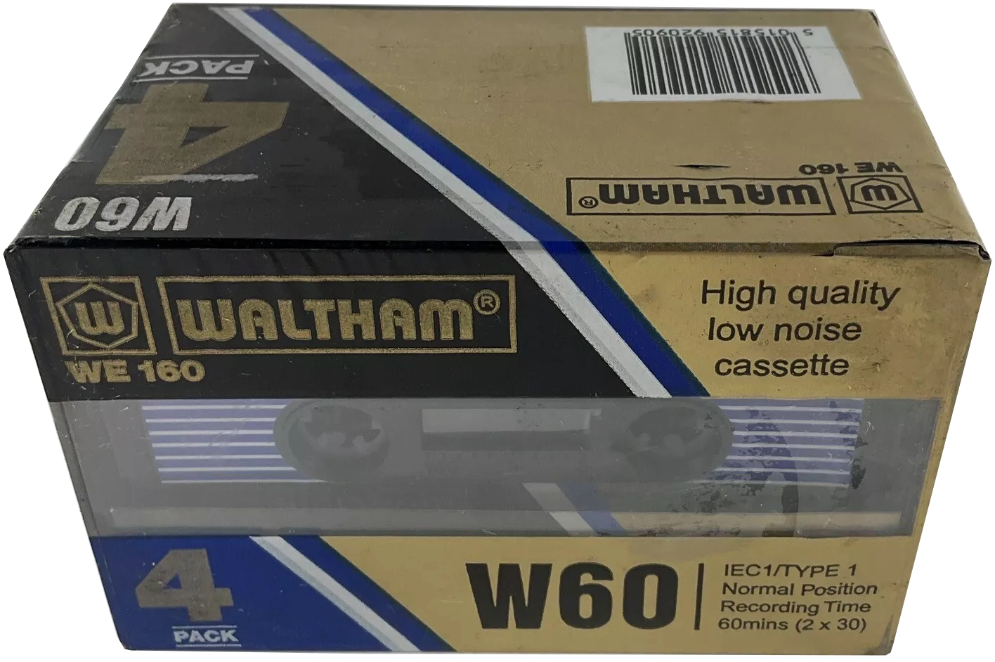 4 pack Waltham W 60 "WE 160" Type I Normal UK