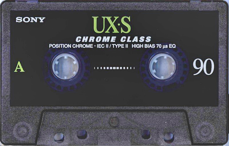 Compact Cassette Sony UX-S 90 Type II Chrome 2004 Worldwide