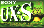 Compact Cassette Sony UX-S 90 Type II Chrome 2004 Worldwide