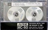 Compact Cassette Alpine MC 60 Type IV Metal 1984 Japan
