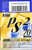 Compact Cassette AXIA PS-II / PS-2 70 "PS2F 70" Type II Chrome 1993 Japan