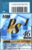 Compact Cassette AXIA PS-I / PS-1 46 "PS1F 46" Type I Normal 1993 Japan