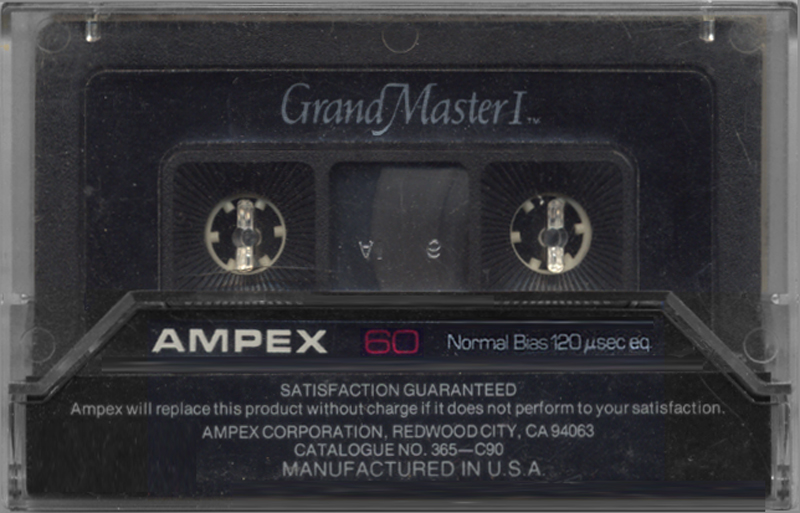 Compact Cassette Ampex Grand Master 60 Type I Normal 1980 USA