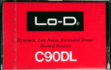 Compact Cassette Lo-D DL 90 Type I Normal 1978 Japan