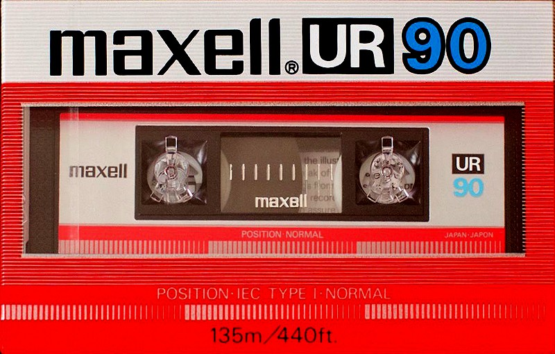 Compact Cassette Maxell UR 90 Type I Normal 1985 USA