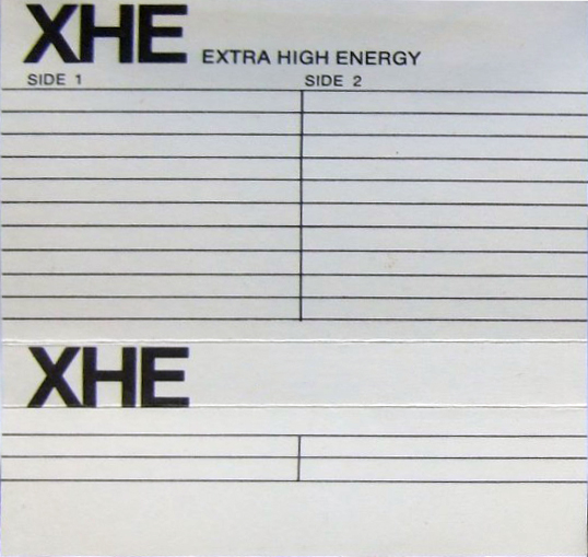Compact Cassette Audio Magnetics XHE 45 Type I Normal 1972 USA