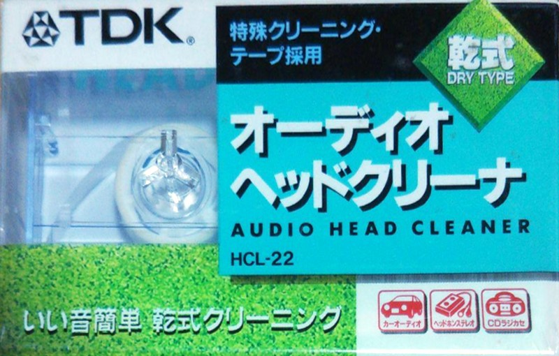 Compact Cassette TDK "HCL-22" Cleaning Cassette Japan
