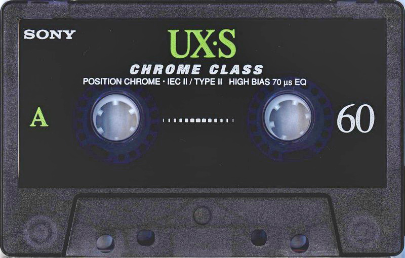 Compact Cassette Sony UX-S 60 Type II Chrome 2004 Worldwide