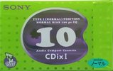 Compact Cassette Sony CDix I 10 "C-10CDX1G" Type I Normal 1999 Japan