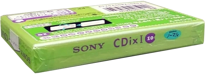 Compact Cassette Sony CDix I 10 "C-10CDX1G" Type I Normal 1999 Japan