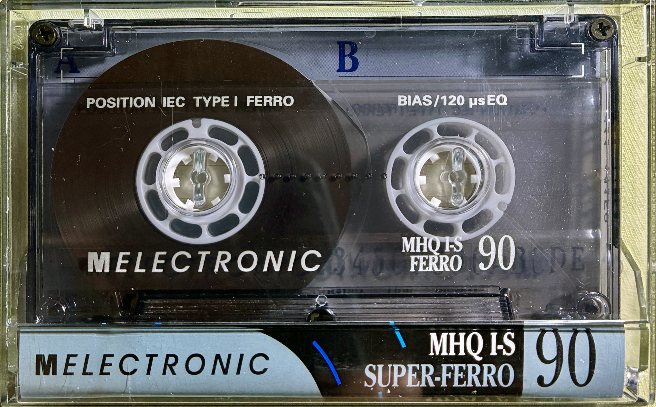 Compact Cassette Melectronic MHQ I-S 90 Type I Normal 1993 Switzerland