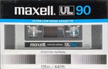 Compact Cassette Maxell UL 90 Type I Normal 1983 Europe