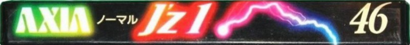 Compact Cassette AXIA J`z 1 46 "JZ1B 46" Type I Normal 1993 Japan