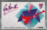 Compact Cassette BASF Go For It 90 Type II Chrome 1989 Germany