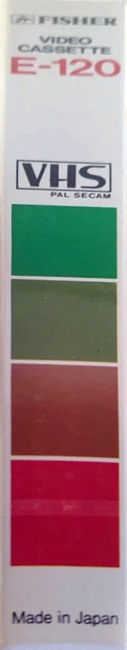 VHS, Video Home System Fisher 120 Type I Normal 1982 USA