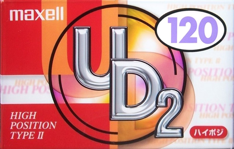 Compact Cassette Maxell UDII / UD2 120 "UD2-120N" Type II Chrome 2000 Japan