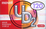 Compact Cassette Maxell UDII / UD2 120 "UD2-120N" Type II Chrome 2000 Japan