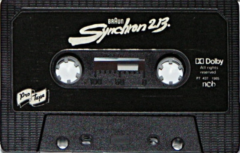 Compact Cassette Braun 60 "Synchron 213" Type I Normal 1985 Unknown Country