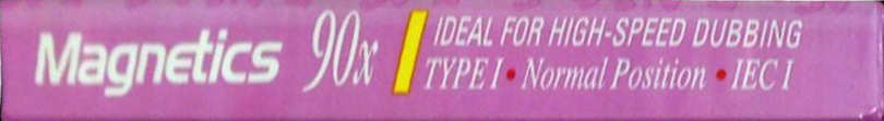 Compact Cassette Walmart Magnetics 90 Type I Normal USA
