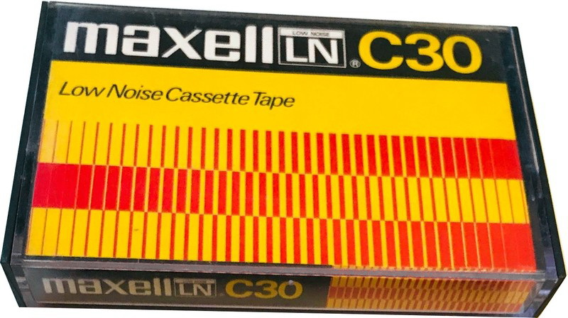 Compact Cassette Maxell LN 30 Type I Normal 1972 Worldwide