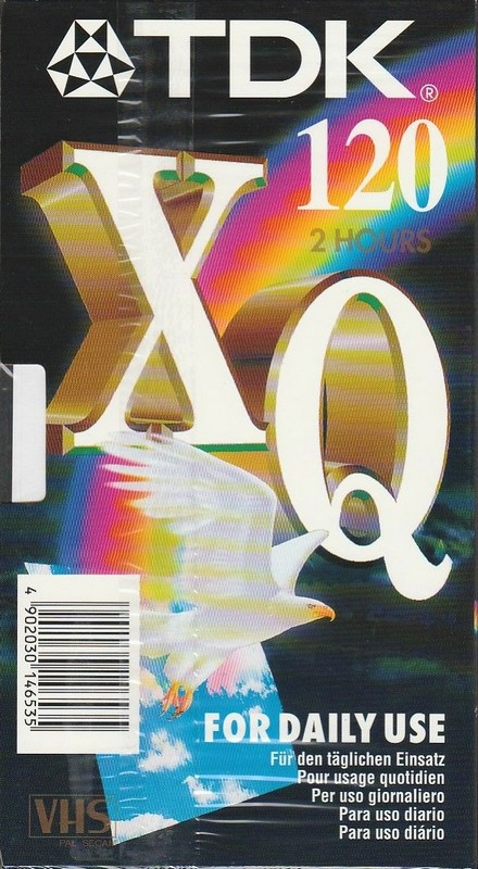 VHS, Video Home System TDK XQ 120 Type I Normal 2002 Europe